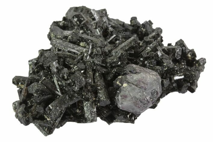 Black Tourmaline (Schorl) & Fluorite Association - Namibia #90689